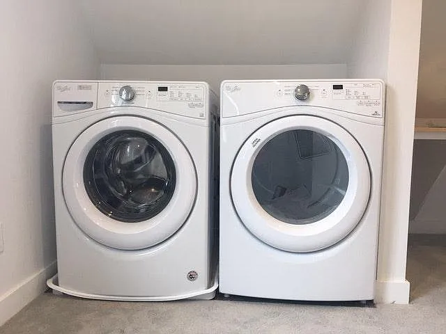 Washer and Dryer on Master Suite floor