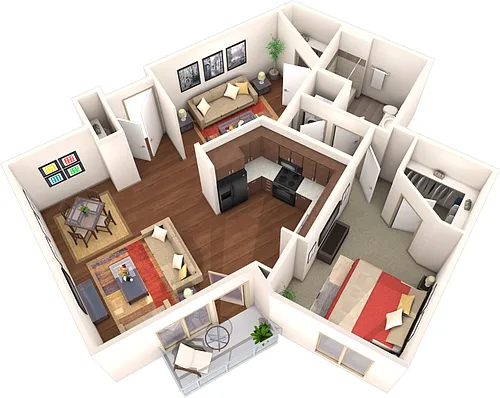 Floor plan Huron
