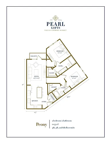 Floor plan Peony