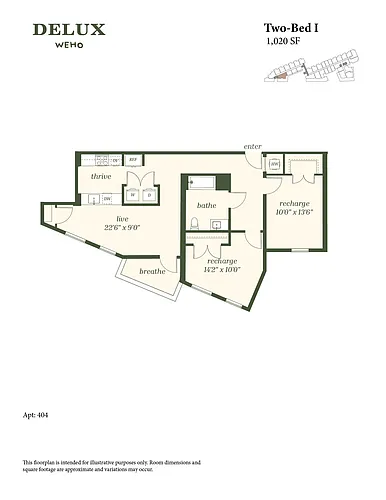Floor plan B9