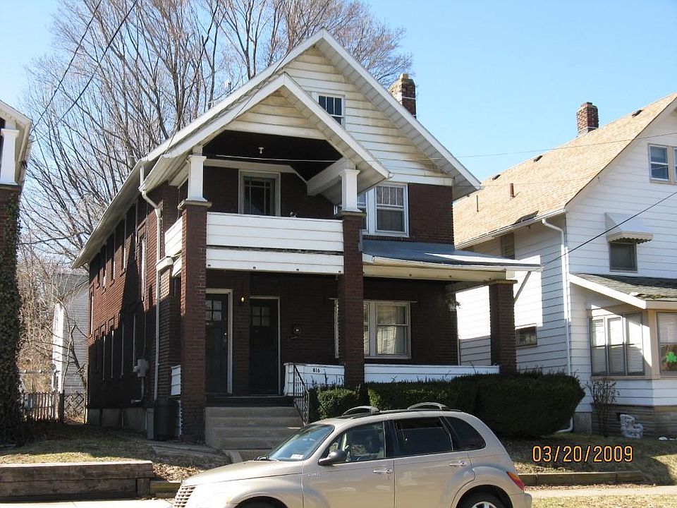 Second floor three bedroom flat with exterior porch