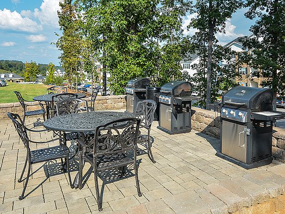 BBQ Grill and Outdoor Seating