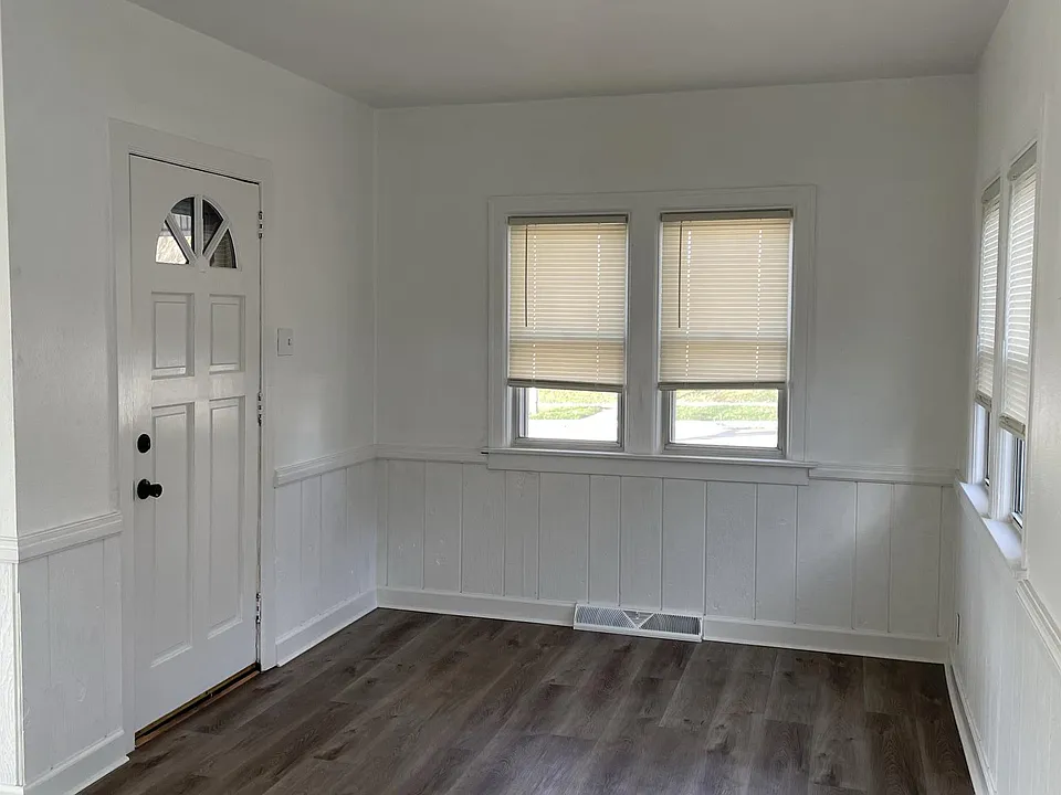 Front entrance into living room