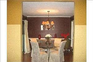Separate dining room w/patio view