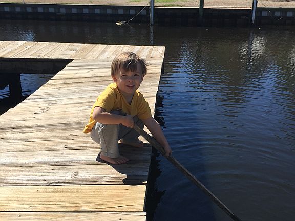 Part of boat dock