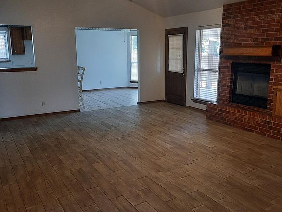 Living room from garage hallway