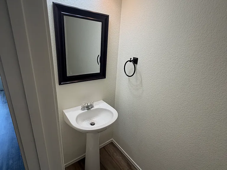 Downstairs half bath