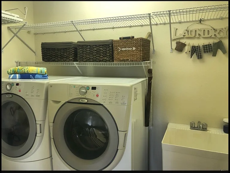 Dedicated laundry room