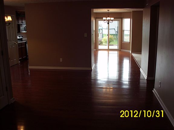 View from front door looking