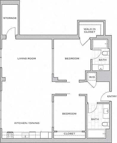 Floor plan 2R