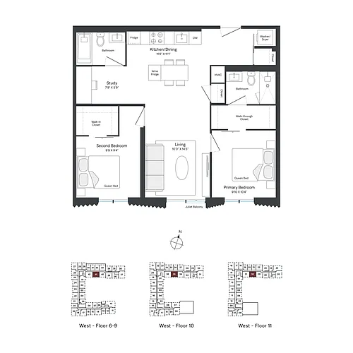 Floor plan W0841