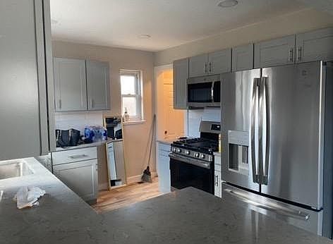 Kitchen view from dining area/living room