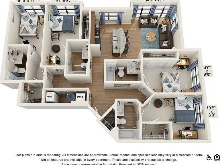 4 Bedroom 4 Bathroom C 4 Bedroom 4 Bathroom C