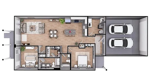 Floor plan 2 Bedroom
