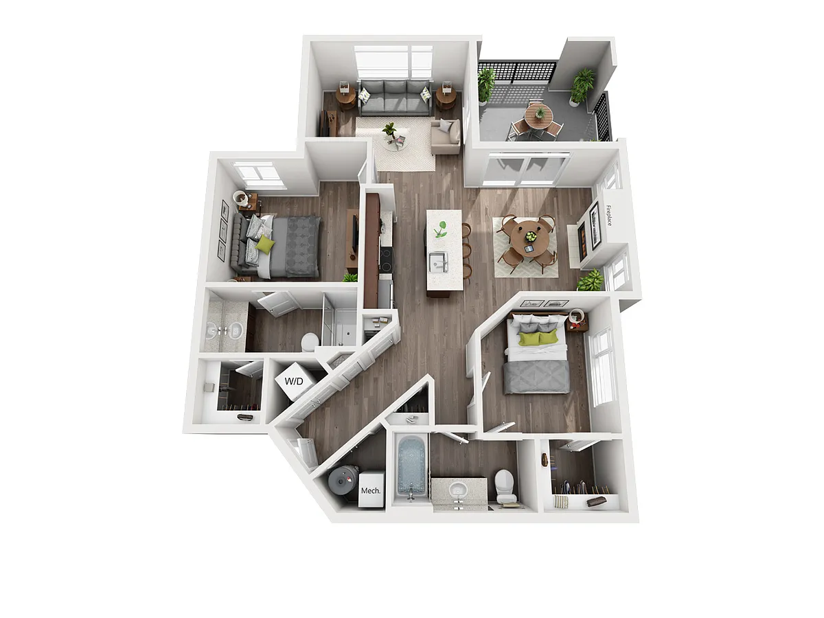 Floor plan The Meadowbrook