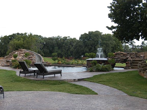 Magnificent Pool - Inground, Gunite, Heated Pool with Diving Board, Slide, Spa