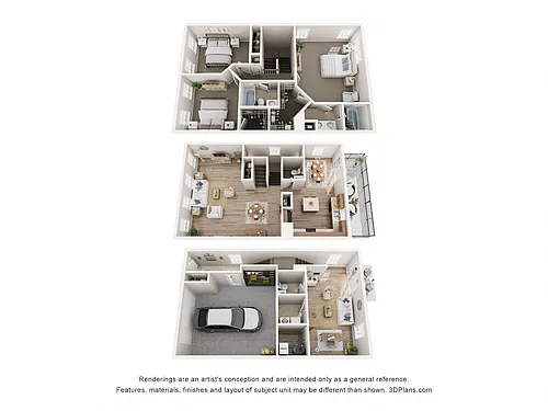 Floor plan Thornhill Townhome