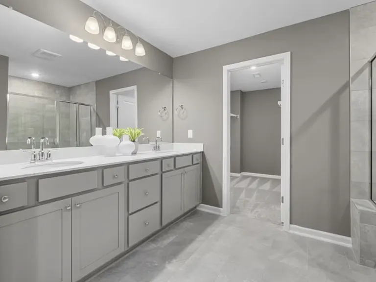 Master bathroom attached