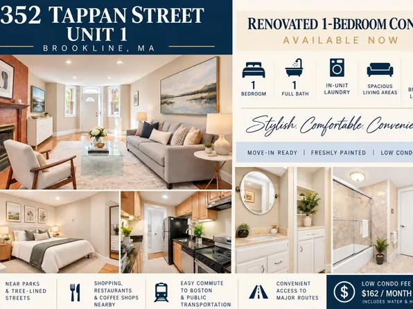 352 Tappan St APT 1, Brookline, MA 02445
