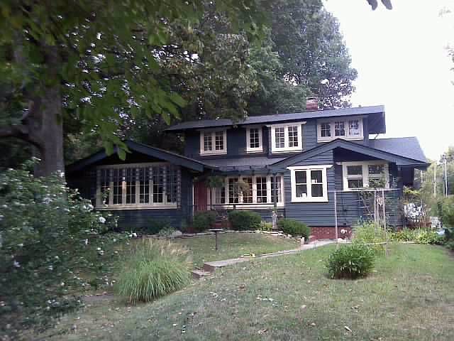 View facing West
