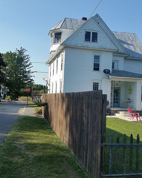 Privacy fence along ally