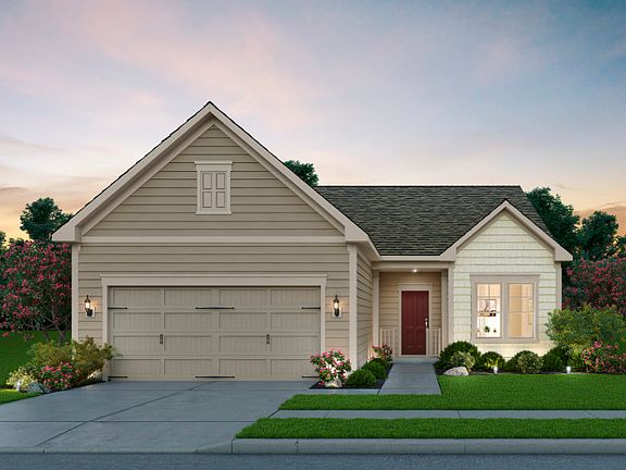 Castle Rock Exterior Rendering - Elevation 3 at Montebello in Sterling, VA.