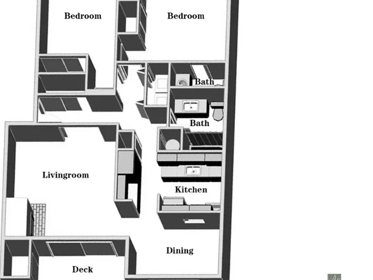 2x1.5 Deluxe l 988 sq ft l Abbey Lane 2x1.5 Deluxe l 988 sq ft l Abbey Lane