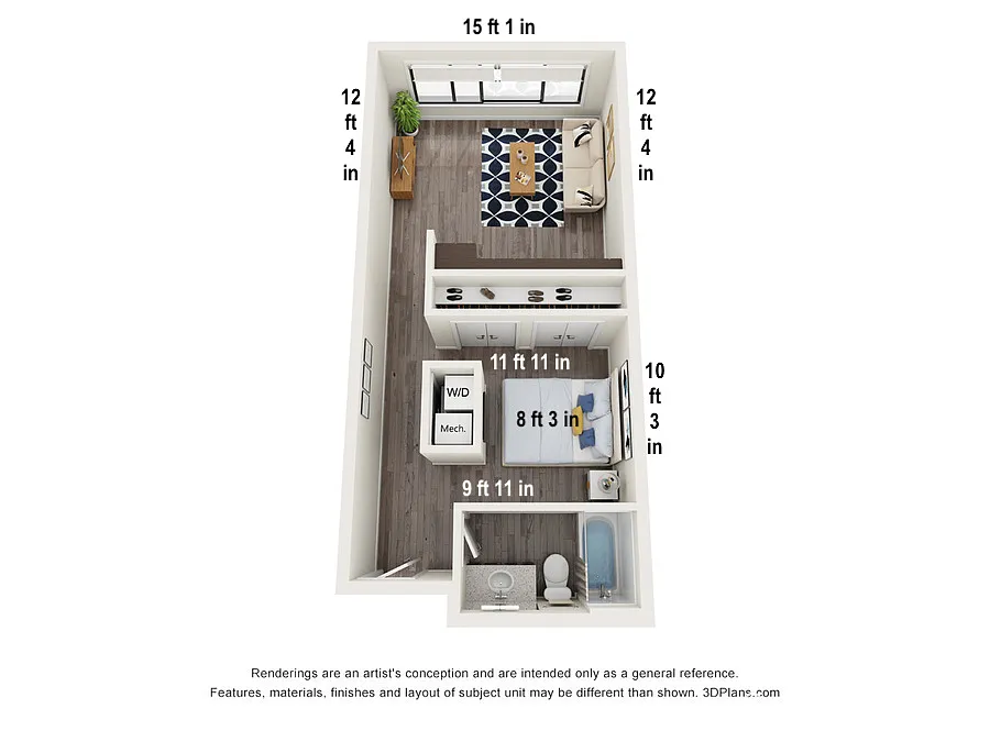 Floor plan Studio