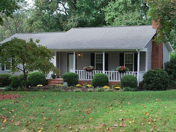 Newly landscaped home.