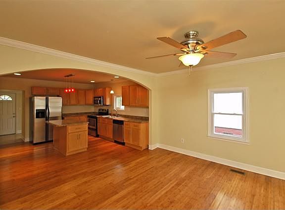 Bamboo floors throughout