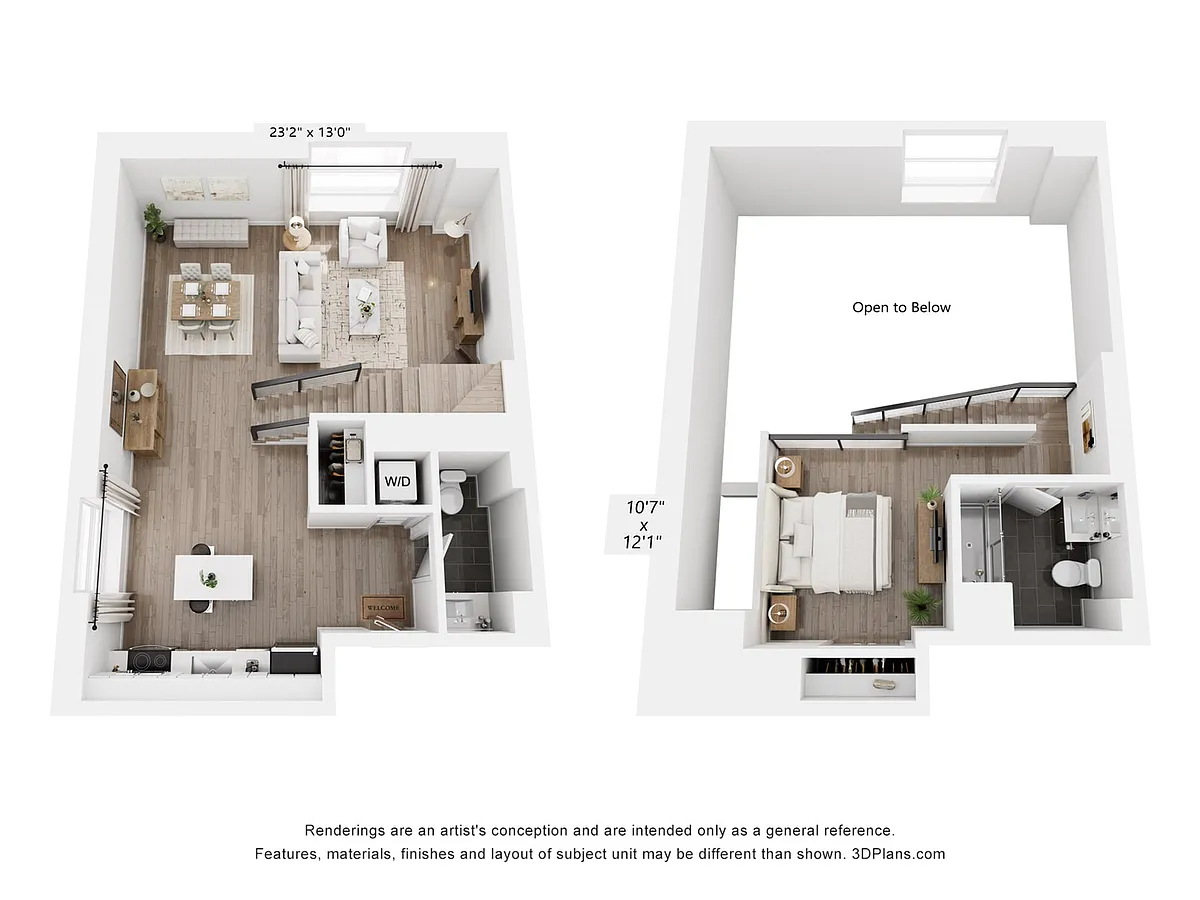 Floor plan Loft 1 Bathroom | 1059