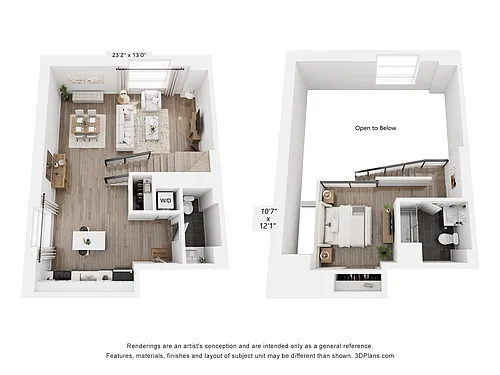 Floor plan Loft 1 Bathroom | 1059