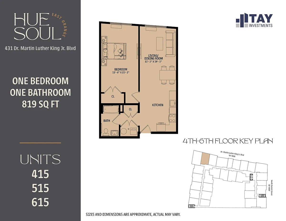 Floor plan 1B1B-L