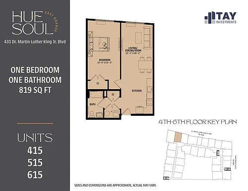 Floor plan 1B1B-L