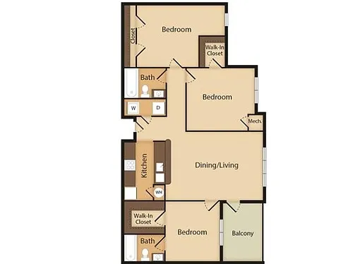 Floor plan Sand Dollar