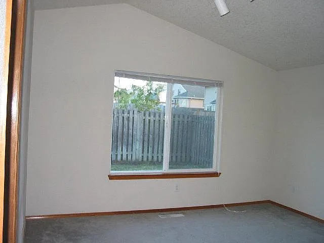 Master Bedroom with vaulted ceilings