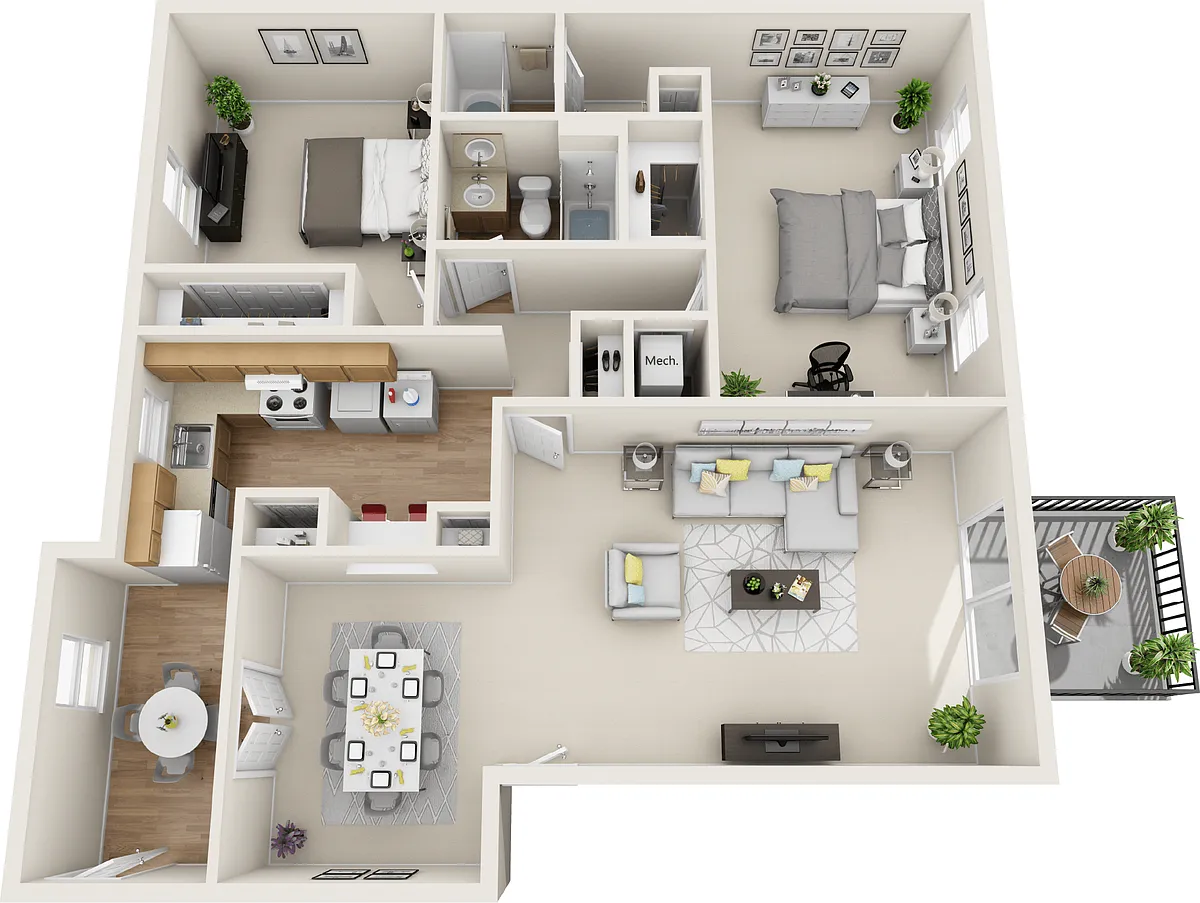 Floor plan B1