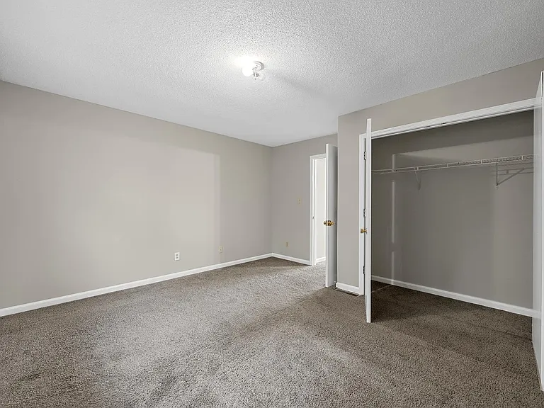 Upstairs bedroom with large closet