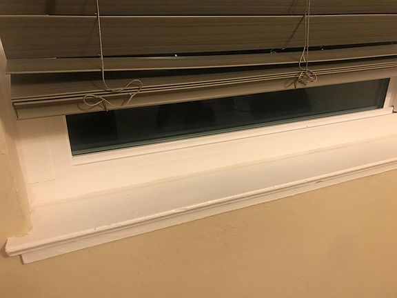 Brand new double pane windows and blinds