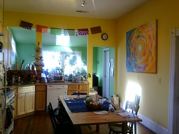upstairs kitchen w/ skylight