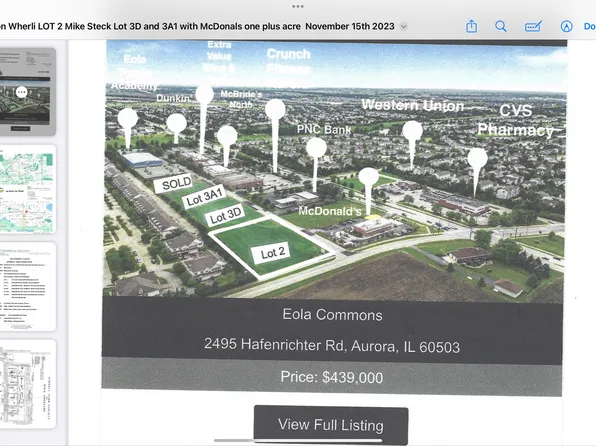 2495 Hafenrichter Rd Lot 2, Aurora, IL 60503