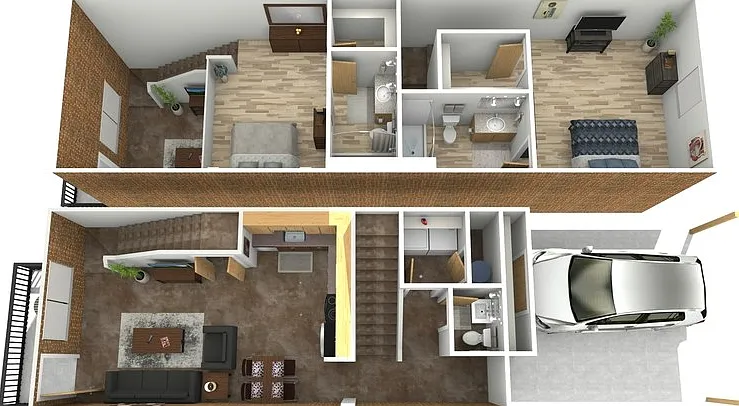 Spencer Tracey B Floorplan Diagram