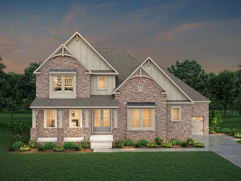 custom home with front porch