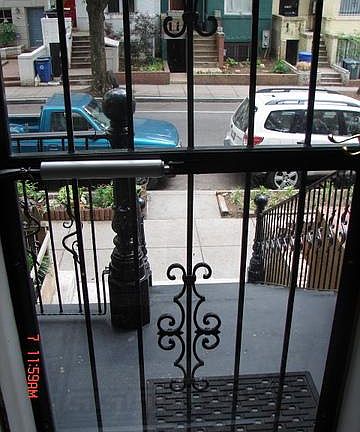 View from foyer of house
