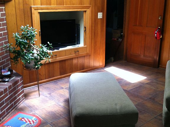 Den off of kitchen