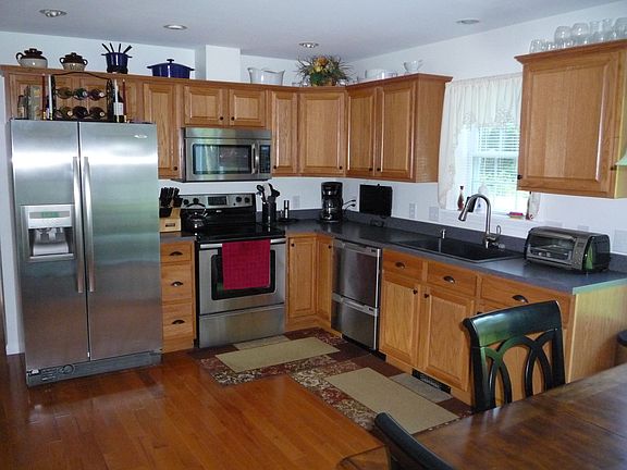 Kitchen from garage entry