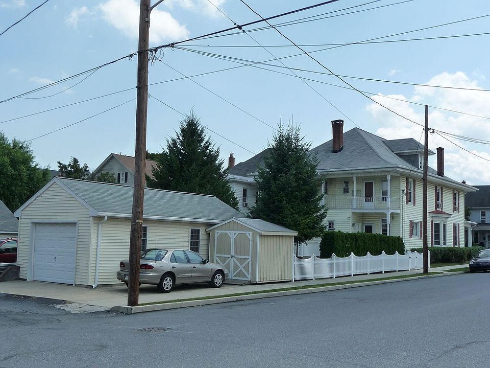 Garage, House, and Shed
