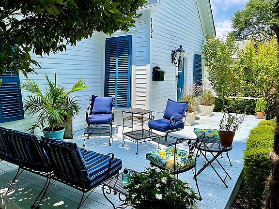 Inviting front porch