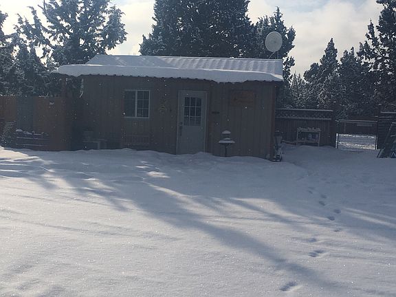 Snow! In Bend? Office view.