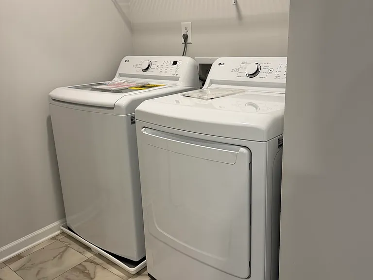 Washer and dryer room